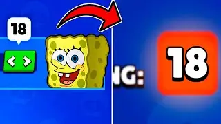 CURSED SPONGEBOB ACCOUNT in BRAWL STARS🌊🌊🌊