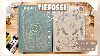 TIEFOSSI A5 Bullet Journal Notebook Review & Pen Test + Giveaway | ft. @tiefossi2024
