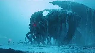 Researchers Discover Giant Sea Monster Lurking in the Depth of the Sea😱 #viralvideo #movie