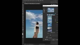 Sky Replacement tool in Photoshop #photoshoptutorial #graphicdesign #trendingeffect