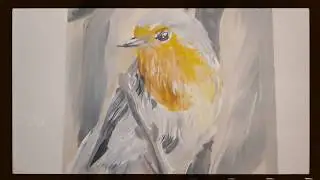 speed painting with acrylics | timelapse