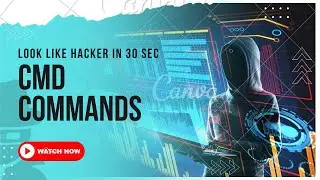 Look Like a Hacker Just 30 Sec || Awesome CMD Commands ||