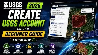How to Create a USGS Account in 2026 | Complete Beginner Guide | EarthExplorer Tutorial