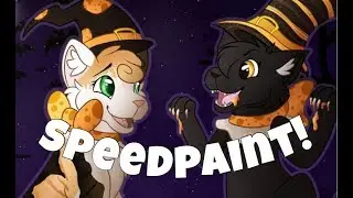 HALLOWEEN BUDDIES! - COMMISSION SPEEDPAINT