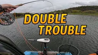 UK Fly Fishing - BIG Rainbow At Dare Valley Trout Fishery