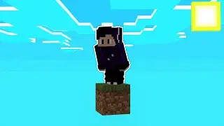 Minecraft AMA Tek Blok.. Bölüm 1