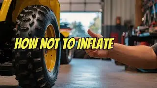 How to inflate a tractor or atv tire how to seat the bead video