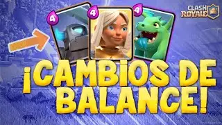 LOS MEJORES CAMBIOS DE BALANCE😱 TEMPORADA 11 CLASH ROYALE