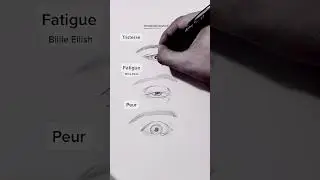 Comment dessiner des yeux expressifs avec cette méthode 👀 #tuto #tutorial #drawingeyes #sketch