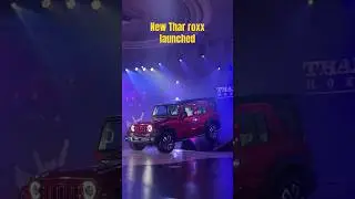 New thar roxx launched 2024 | thar roxx 5 door thar #thar