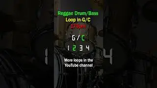 Reggae Drum/BassLoop in G/C - 170bpm #reggae #musicpractice #reggaebass