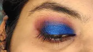 Blue Smokey eyes | Makeup Revolution Constellation eyeshadow palette #makeuptutorial #eyemakeup