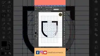 Letter logo in Adobe illustrator 