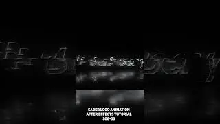 Saber Logo Animation After Effects - S0803 #logo #logoanimation #logoreveal #aftereffects