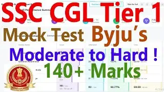 🎯SSC CGL 2024 Hardest Mock Test No. 05 Byju's |Target SSC CGL 2024, Math,GK, Reasoning & English