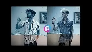Vijay Mahar water Manipulation photo editing Tutorial || Underwater picture Manipulation in Picsart