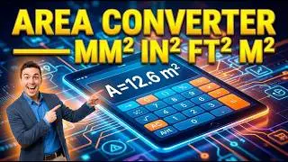 Area Converter — mm² in² ft² m² Calculator — How to Use It | Engineering Tool