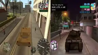 GTA San Andreas VS GTA Vice City || Side By Side Comparison