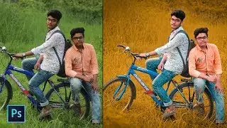 Soft Autumn Color Effect in Photoshop | Photoshop tutorial