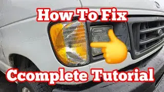 Broken Turn Signal: 5 Minute Van Fix - Ford E150 E250 E350 (Ford Econoline Work Van)