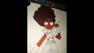 painting using the selection tool in Clip Studio paint