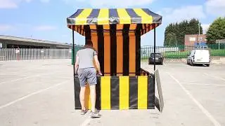 How to build a market stall on your own in 60 seconds