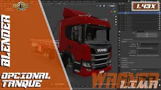 Opcional de tanque no Blender - ETS2 1.43x
