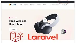 6#3 Shop with laravel 10 header and link