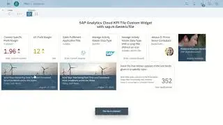 SAP Analytics Cloud KPI Tile Custom Widget with sap.m.GenericTile