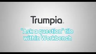"Ask a Question" tile within Workbench | Automated Workflow Builder for SMS Marketing by Trumpia