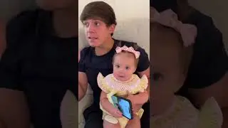 His REACTION is PRICELESS #taylorandsoph #family #cute #sweet #couple #comedy #viral #shorts