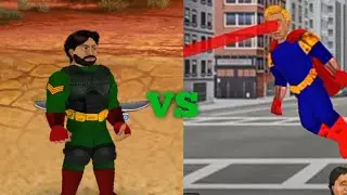 Homelander VS soldier boy- versão super city