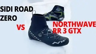 SIDI Road Zero vs Northwave RR 3 GTX Winter Shoes