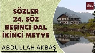 Abdullah Akbaş - Sözler - Yirmi Dördüncü Söz - Beşinci Dal - İkinci Meyve