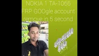 nokia 1 TA 1066 FRP REMOVE SOLUTION without box