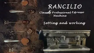 Rancilio classe 6 double group coffee machine