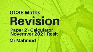 GCSE Maths calculator paper revision November 2021