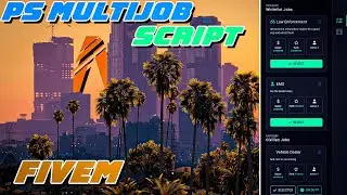 Free PS-Multijob Script | QBCore Framework | FiveM Tutorial #29