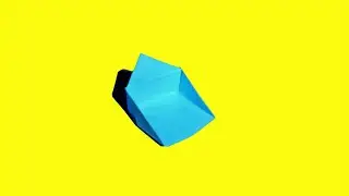 折り紙ちりとりの折り方 how to make origami dustpan