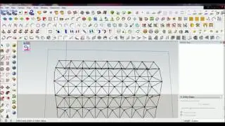 How to make space frame on sketchup Automatically
