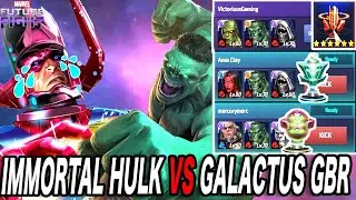 HP Obelisk or Regen CTP? Immortal Hulk T3 Vs Galactus GBR I Marvel Future Fight