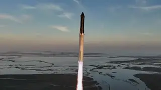 STARSHIP DRONE FOOTAGE | SpaceX Starship Test Flight 2