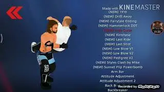 Wr3d 2k 20 mod by Mike Bail, released to new mod (New taunt, New moves New rosters, and