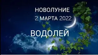 ВОДОЛЕЙ 🌘 НОВОЛУНИЕ 2 марта 2022