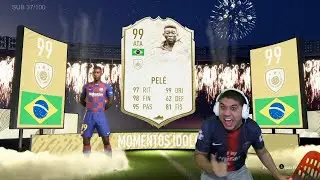 ABSURDO TIREI O PELE 99 ICON PRIME MOMENTS MELHOR PACK DA MINHA VIDA ! FIFA 20 Ultimate Team
