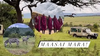 Day 1: VISITING MAASAI MARA!😍 Tent Tour!