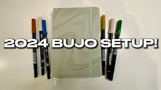2024 BULLET JOURNAL YEARLY SET-UP | beginner friendly, aesthetic, modern, & easy