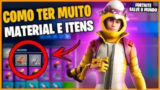INCRÍVEL melhor BUILD DE FARM do Fortnite Salve o Mundo SOUTHIE FOSSIL- STW farm build