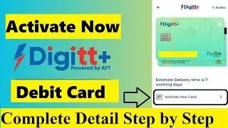 How to Activate Digitt+ Paypak ATM Card Online Using Digitt+ Mobile App