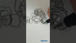 Drawing Space marines until space marine 2 comes out pt 15
